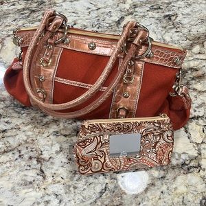 Kathy Van Zeeland Handbag and cosmetic purse